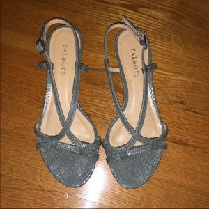 Talbots mini wedge sandals